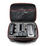 YSTFLY Waterproof PU Handbag Storage Bag Carrying Case for DJI Mavic Air Drone Controller 3 Batteries Accessories