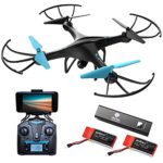 Force1 Drone with Camera Live Video – Cool WiFi FPV Quadcopter & Smartphone Remote Control – RC Robot Hover Toys for Adults, Teens, Kids, Boys & Girls w/ Extra Battery for Indoor and Outdoor Games
