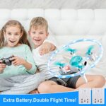 4DRC 4DV5 Mini Drone for Kids,with LED Blue&Green Light Remote Control Drone for Beginners, Hobby RC Quadcopter,360 Flips,Altitude Hold,Headless Mode,Easy to fly Kids Gifts Toys for Boys and Girls