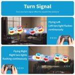 HYG Toys Mini Drones for Kids, RC Drone with Turn Signal Light, Small RC Quadcopter for Beginners, 3D Flips, Headless Mode, and Multiple light modes, 2 Drone Batteries