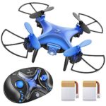 SNAPTAIN SP310 Mini Drone for Kids, Throw’n Go RC Quadcopter for Beginners w/ 3D Flips, Altitude Hold, Headless Mode, Speed Adjustment, One Key Return and Portable Controller Box