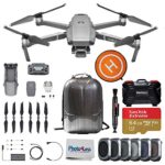DJI Mavic 2 Pro Drone Quadcopter + Hard Case + Landing Pad + 64GB SD Card + Cleaning Pen + Mavic 2 Pro 8 PC Filter Kit – Accessory Bundle
