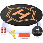 Drone Landing Pad 4 LED Lights Included 32″ Aurtec Portable Fast-Fold RC Quadcopter Helipad for DJI Mavic Pro, Phantom 2 3 4 Pro, Inspire 2 1, Spark, Yuneec, 3DR Solo, GoPro Karma, Parrot & More