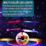 2 Pack Flying Ball Kids Toys RC Flying Toys Hand Controlled Helicopter Infrared Induction Light Up Ball Holiday Easter Toy Gifts for Kids Boy Girl Easter Basket Stuffers Game RC Drone Toy Rechargeable