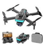 2.4g Foldable Mini Drone, Wifi Fpv Drone With 4k Camera For Adults, Rc Quadcopter With Auto Return, Follow Me, Brushless Motor, Circle Fly, Route Fly, Altitude Hold, Headless Mode (Black)