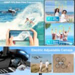 Drone with Camera 1080P FPV Foldable Drone for Beginners, Mini Drone with Altitude Hold, One Key Take Off/Land, Trajectory Flight, 3D Flip, 3 Speeds, Gravity Control,Toys for Boys Girls X61