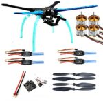 Qwinout S550 DIY RC Quadcopter Drone Unassembly PNF Combo Set KK Multicopter Flight Control (No Battery Remote Controller)