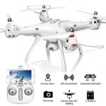 XFUNY Syma X8Pro FPV RC Quadcopter with 720P Camera Live Video 2.4GHz 6-Axis Gyro Drone with WiFi HD Camera, GPS Return Home, Altitude Hold, Headless Mode, 2 Battery (White)
