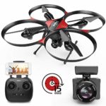 DROCON Wi-Fi Drone with FPV 720P HD Camera and Real-time Video, Quadcopter Designed for Beginners with a 15-min Flight Time, Altitude Hold, Headless Mode, 4GB TF Card Included