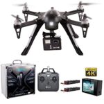 Contixo F17+ RC Quadcopter Photography Drone 4K Ultra HD Camera 16MP, Brushless Motors, 2 High Capacity Batteries, Supports GoPro Hero Cameras, Alum Hard Case- Best Gift