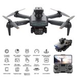 Aerial Photography Drone – Foldable Drone Toy – Remote Control Quadcopter With Dual 4K HD FPV Camera, Altitude Hold, Headless Mode And One ??? Start – Gifts For Kids