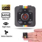 NFITtech Mini Hidden Camera HD 720P/1080P Spy Nanny Cam Body Camera Video Recorder Homme Surveillance with Night Vision Motion Detection for Indoor and Outdoor