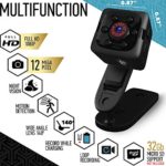 Mini Spy Camera 1080P Hidden Camera – Portable Small HD Nanny Cam with Night Vision and Motion Detection – Indoor Covert Security Camera for Home and Office – Hidden Spy Cam – Built-in Battery