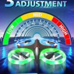 Mini Drone For Kids, Rc Drone With With One Key Take Off-Landing, Altitude Hold, Headless Mode, 360° Flip, LED Light Quadcopter, Propeller Full Protect, Small Helicopter Plane Easy To Fly Kids Gifts Toys