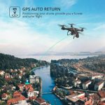 Holy Stone HS120D GPS Drone with Camera for Adults 2K UHD FPV, Quadcotper with Auto Return Home, Follow Me, Altitude Hold, Tap Fly Functions, Includes 2 Batteries and Carrying Backpack