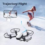 Potensic Elfin Foldable Drone with 2K Camera for Adults, 20min 2 Battery FPV Quadcopter with Gravity Sensor, Gesture Control, Optical Flow, Headless, Trajectory Flight, Toy Selfies for Beginners/Kids