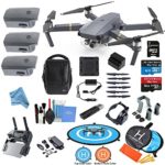 DJI Mavic PRO Drone Quadcopter Flymore ALL YOU NEED & MORE Combo w/ 3 Batteries, 4K Professional Camera Gimbal Bundle Kit w/ Amazing Accessories