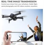 Falcon 4K Camera Drone for Adults & Kids, Beginners’ Stealth Bird With Thermal Imaging, Gimbal, Stabilizer – Small, Easy To Control, Impact Resistant, Lightweight, Compact, Black