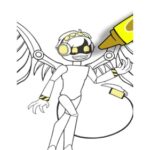 Murder Drones coloring book